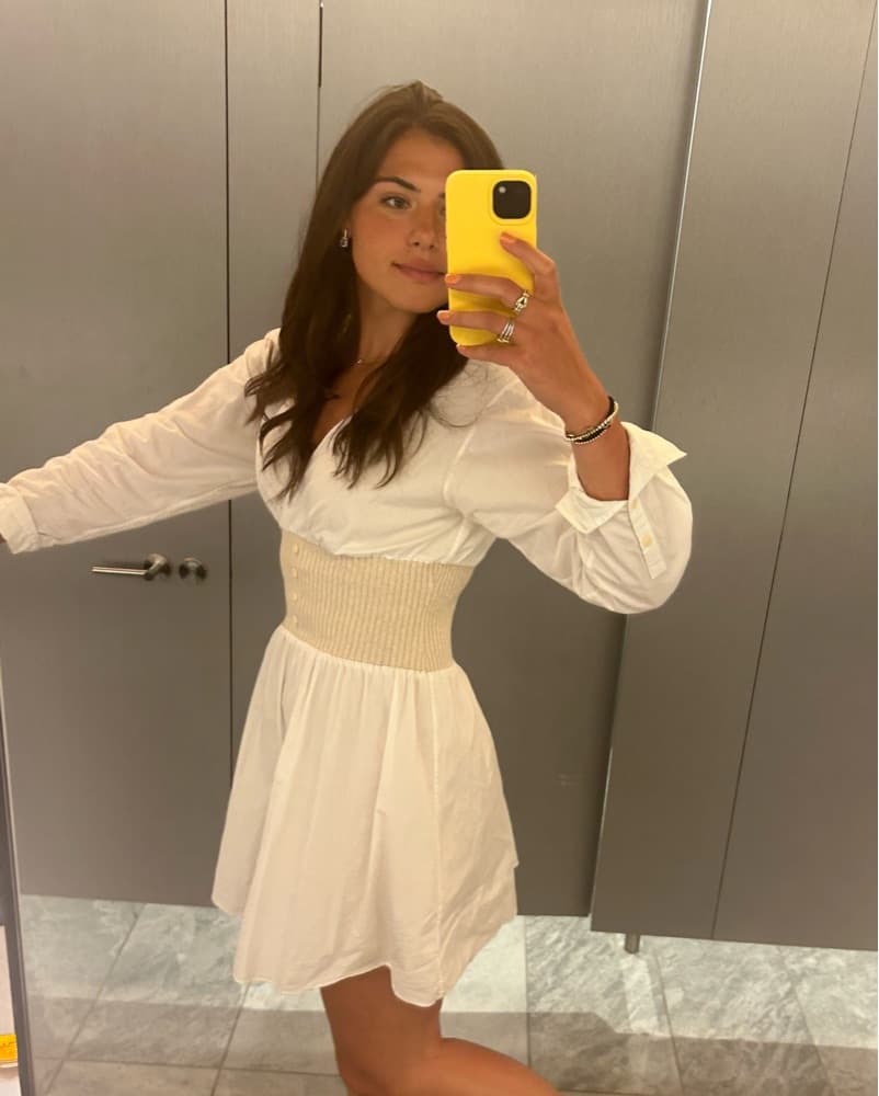 White Mini Dress - Image 2