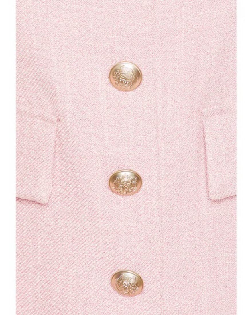 Revolve Emilie Boucle Tweed Pink Dress - Image 3