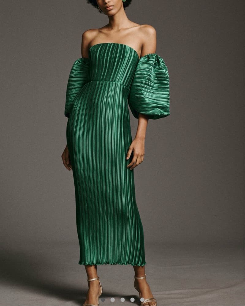 L’IDEE Sirene Puff Sleeve Dress - Image 1