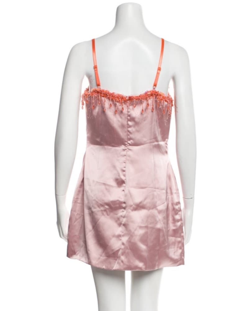 Square Neckline Mini Dress - Image 3