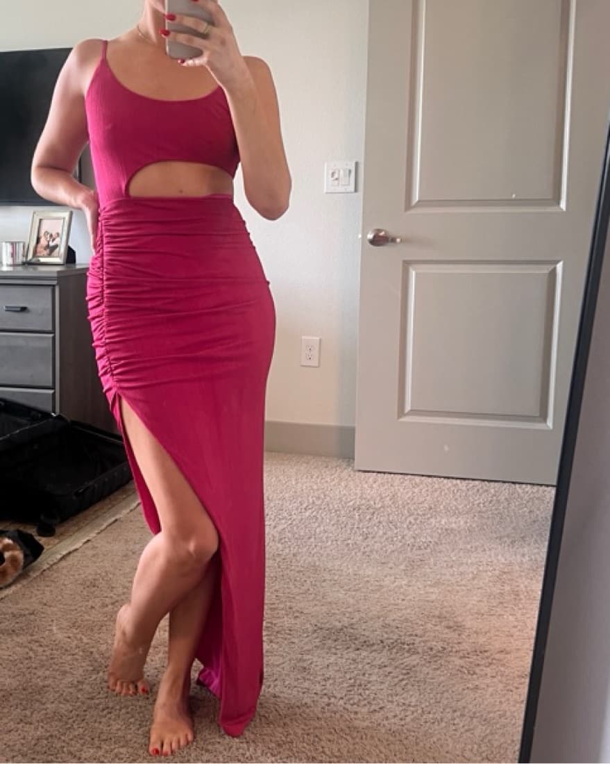 Superdown Pink Cutout Dress  - Image 2