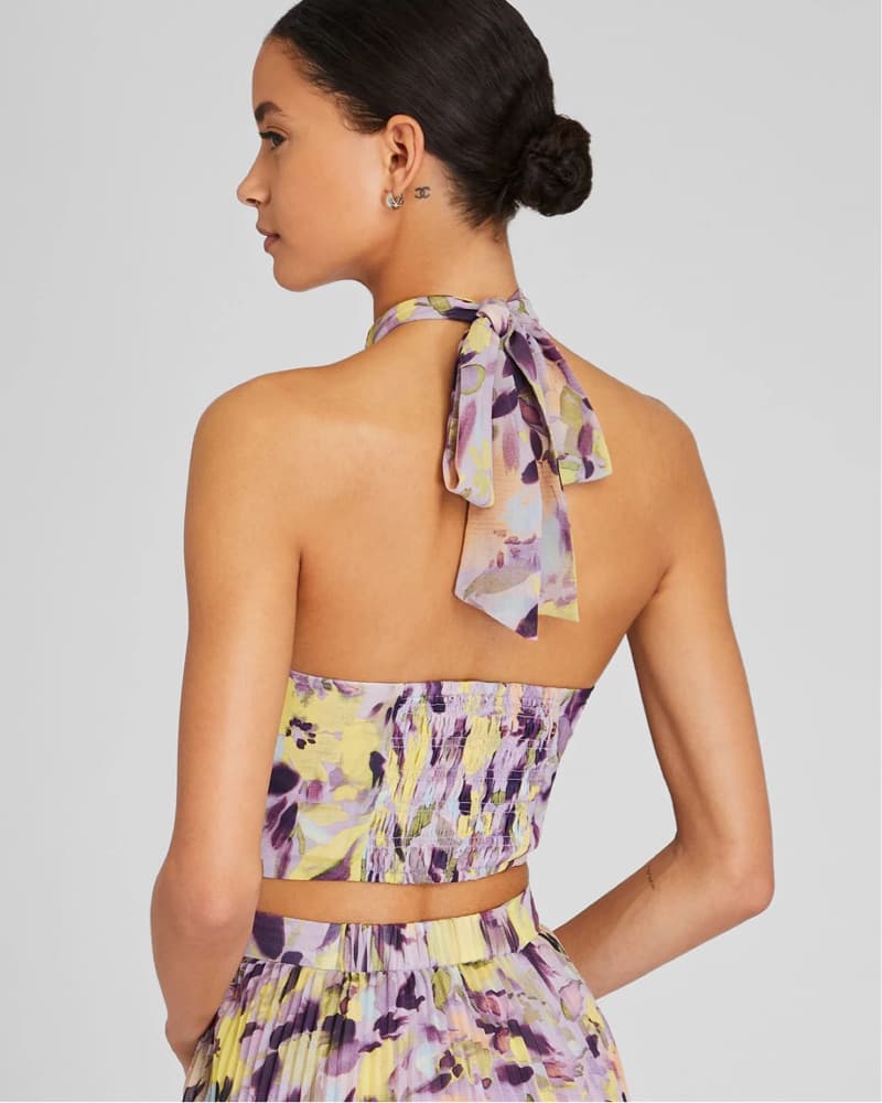 Club Monaco Georgette Tie Halter Top  - Image 2
