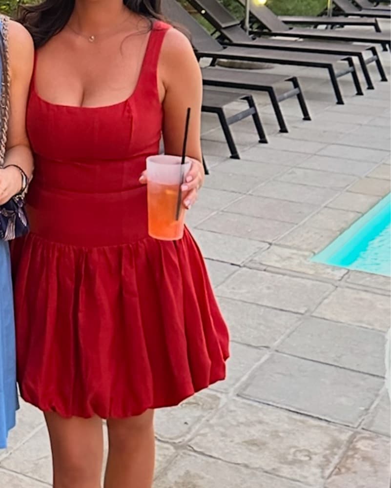 Reformation Delia Linen Dress - Image 2