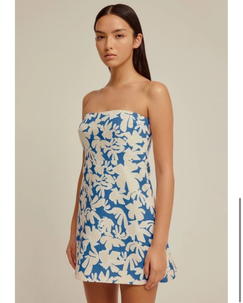 Venroy Linen Floral Dress  - Image 2