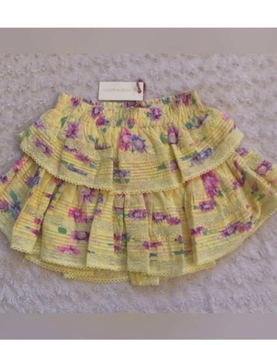 LoveShackFancy Butter Yellow Skirt  - Image 2