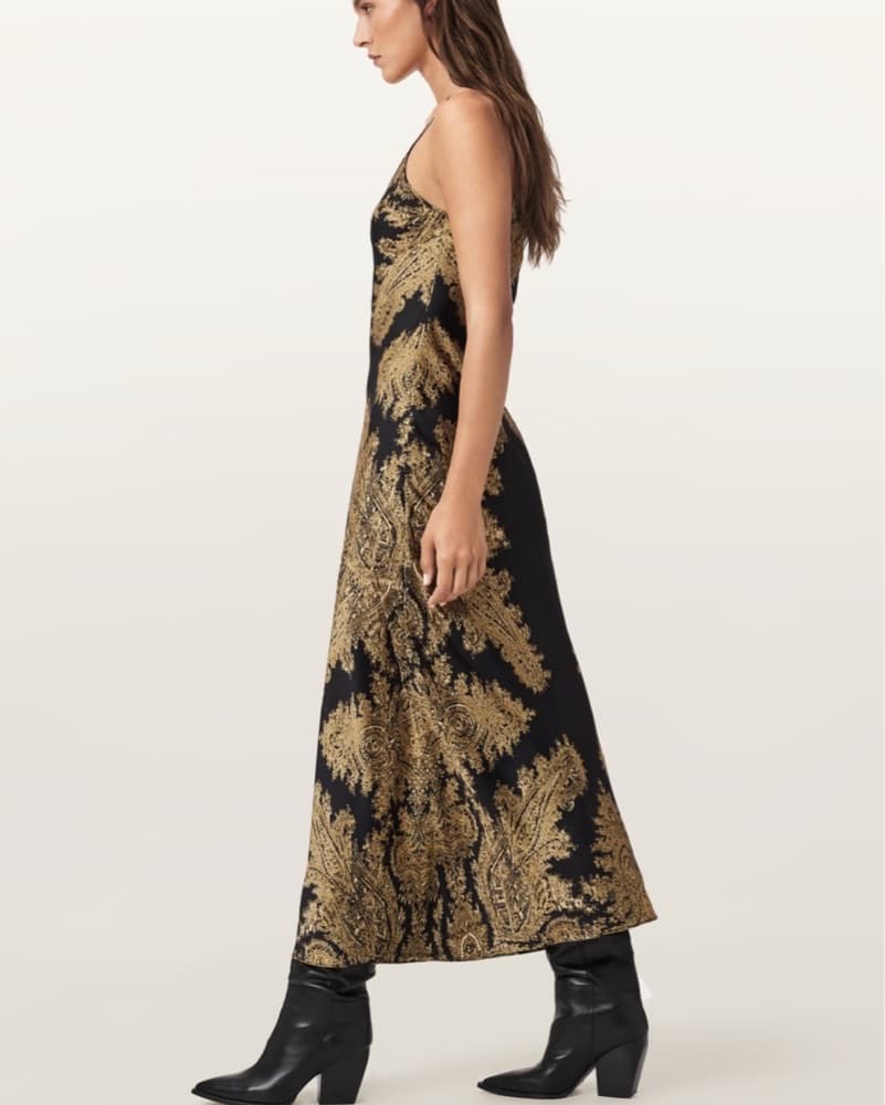 Allsaints Bryony Paisley Slip Dress - Image 2