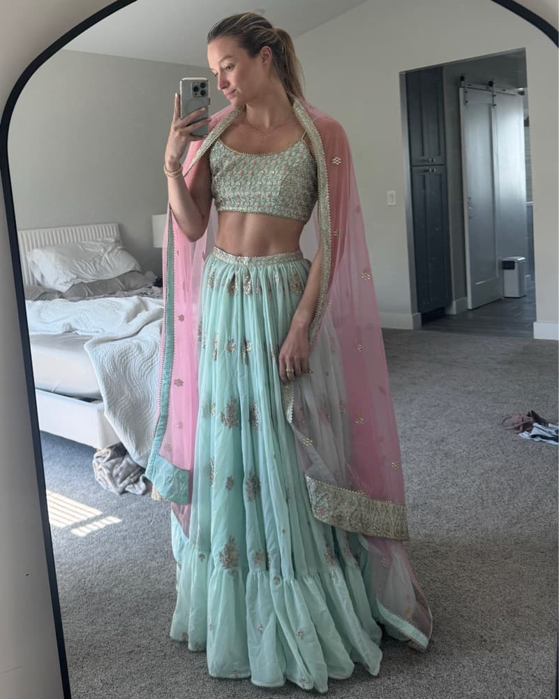 Seafoam Lehenga - Image 1