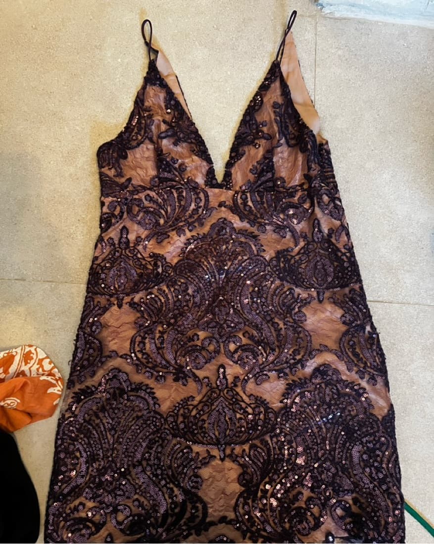 Free People Night Shimmer Mini Dress  - Image 2