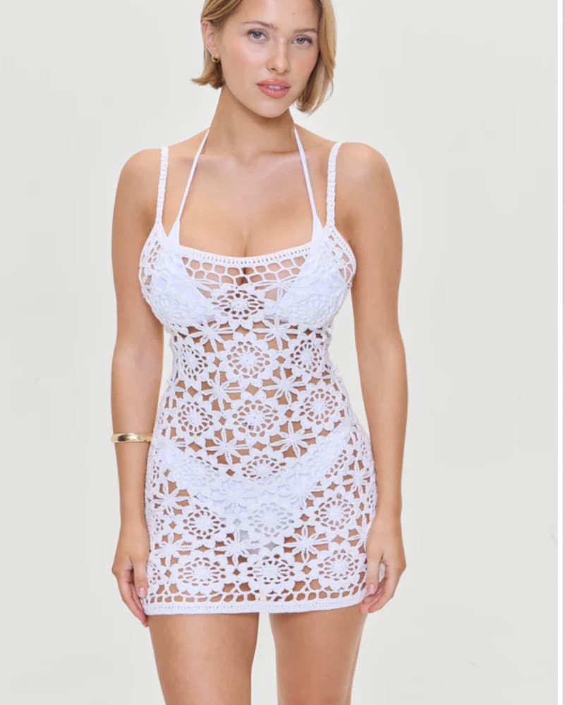 Frankies Bikinis Sunshine Crochet Mini - Image 1