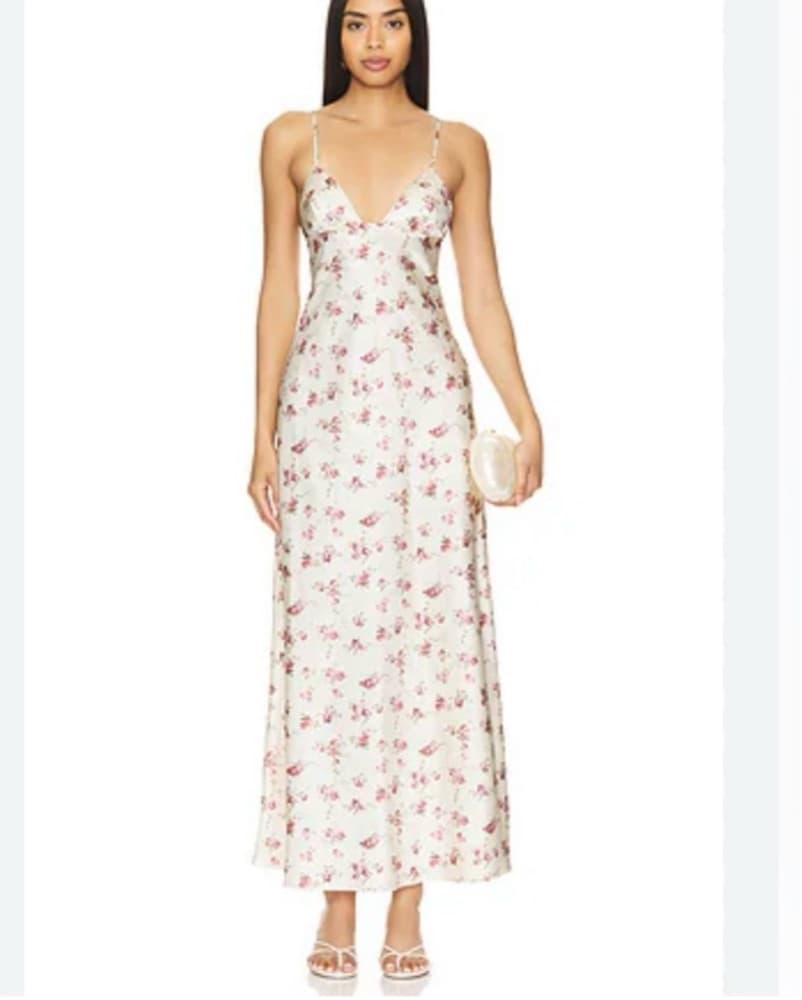 Romantic Floral Maxi Dress - Image 2