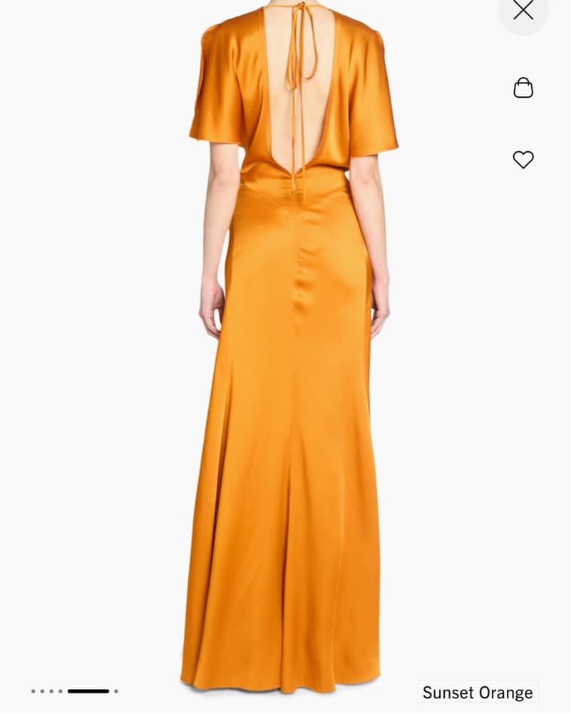 Victoria Beckham Gathered Maxi Gown  - Image 3