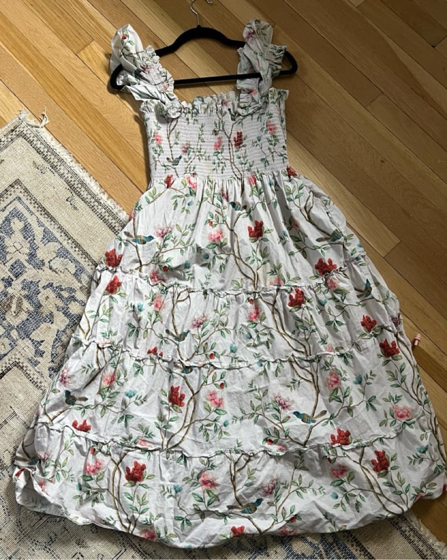 Hill House Enchanting Floral Midi Dress - Image 2