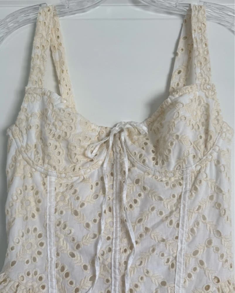 Revolve by Agua Bendita Ivory Dress - Image 3