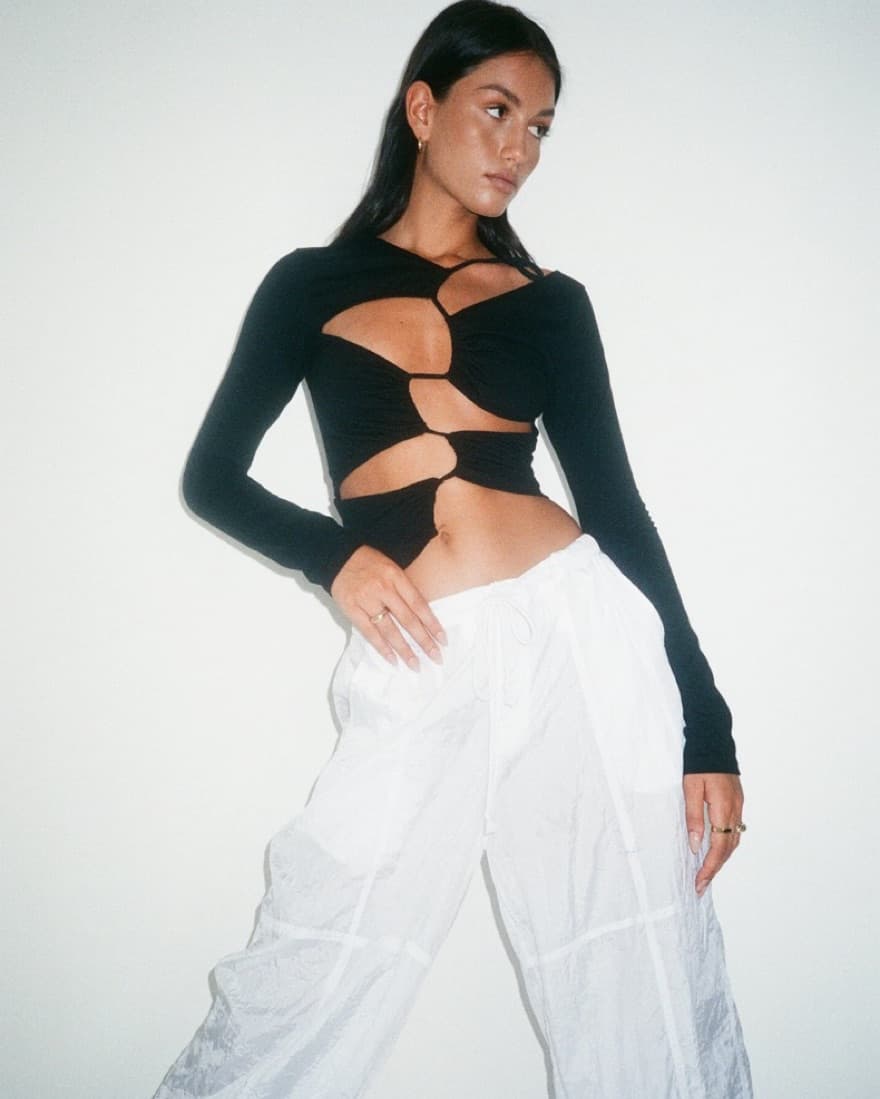 MOTEL X OLIVIA NEILL Rajina Cut Out Top - Image 3