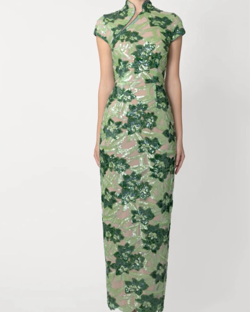 SAU LEE SERAPHINE EMBELLISHED DRESS - Image 2