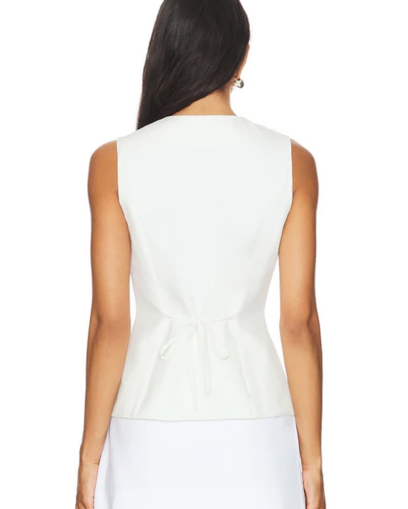 SNDYS Ivory Vest Top - Image 2
