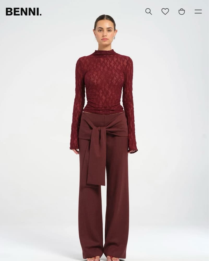 Benni Tie Waist Pants - Image 1