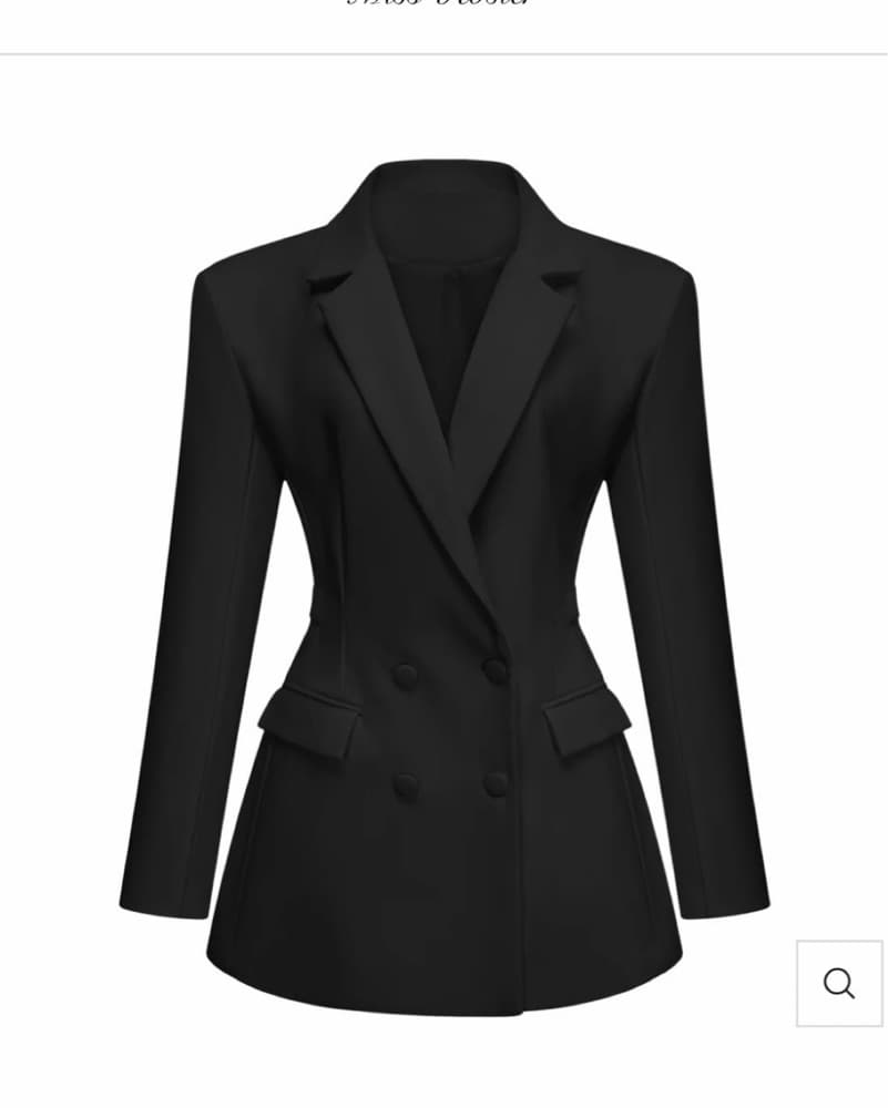  Black Blazer Dress - Image 2
