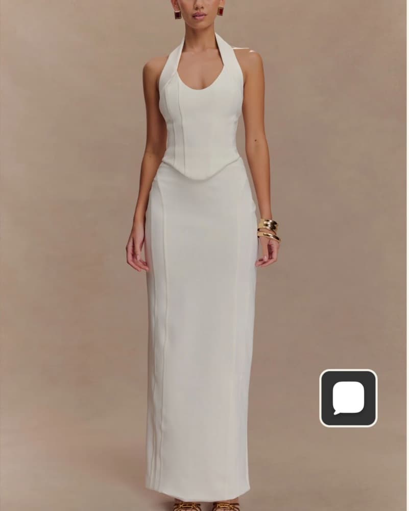 Chic Halter Maxi Dress - Image 1