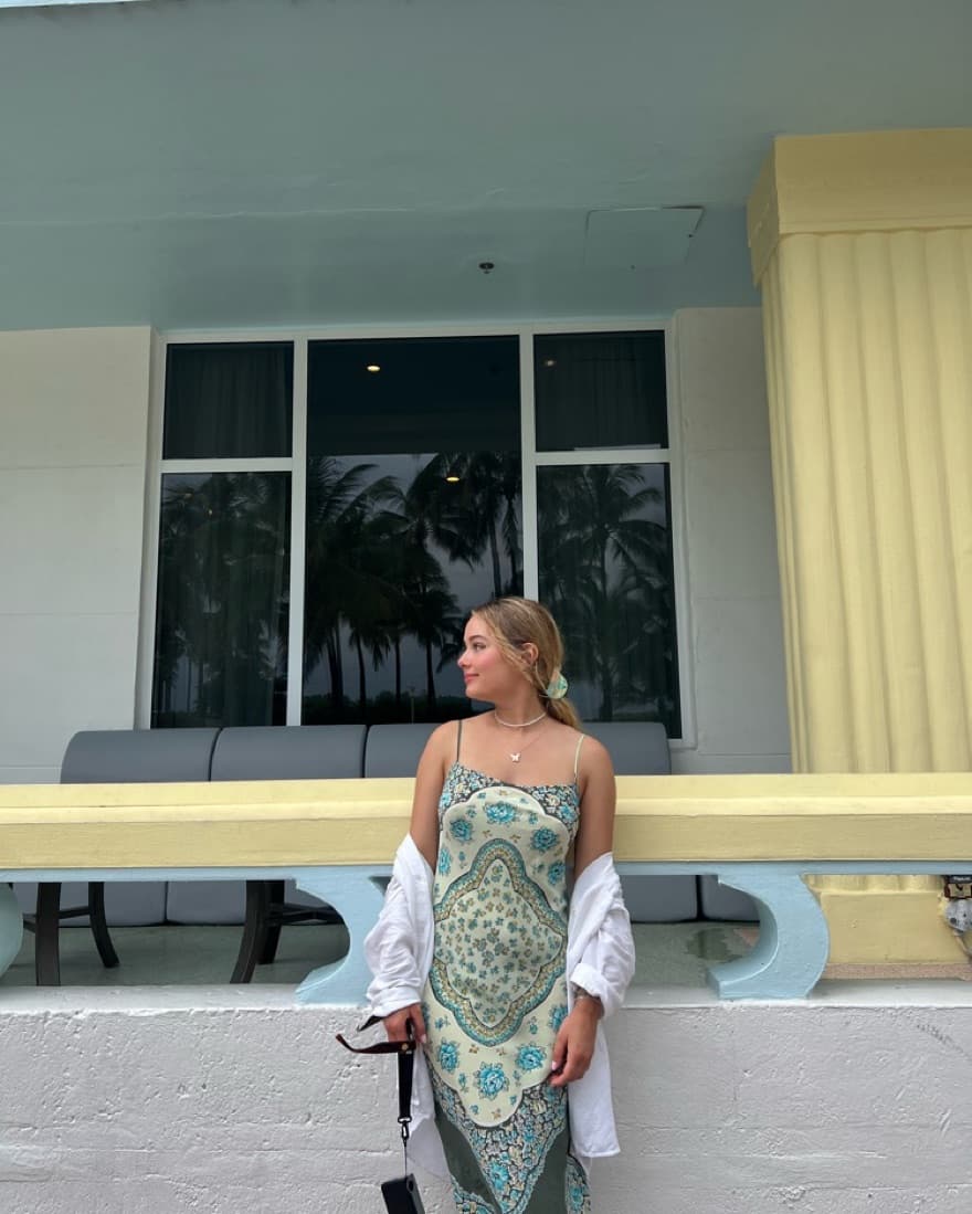 Midi Silk Dress  - Image 2