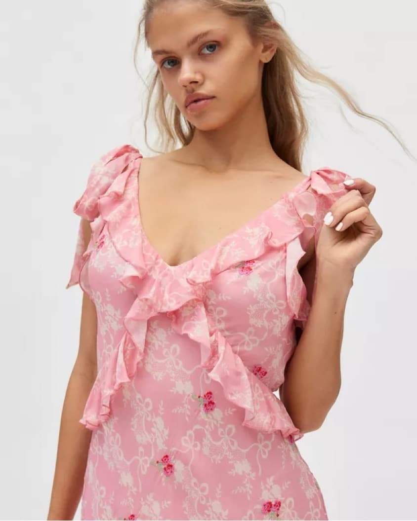 Orceni Floral Maxi Dress - Image 2