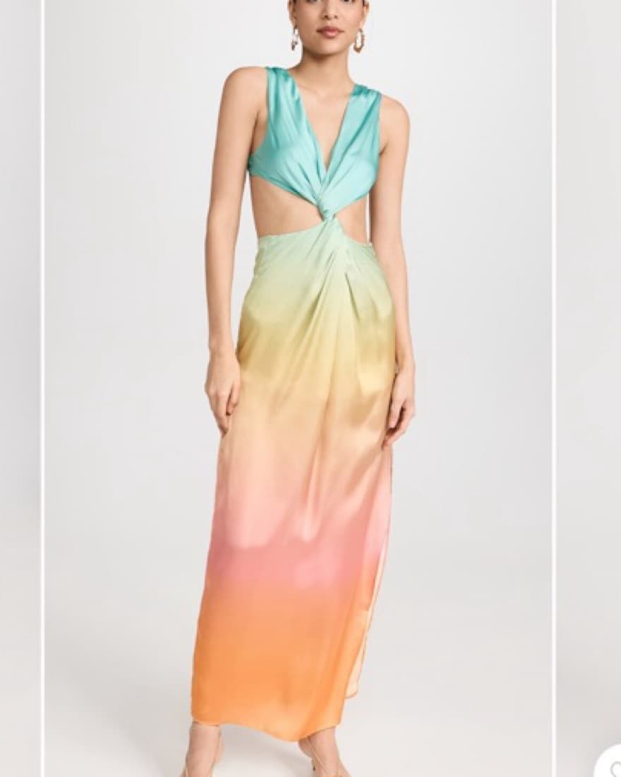 Rio Dress Passion Fruit - Rainbow Ombre - Image 1