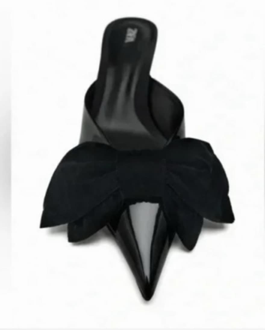 Velvet Bow Heels  - Image 5