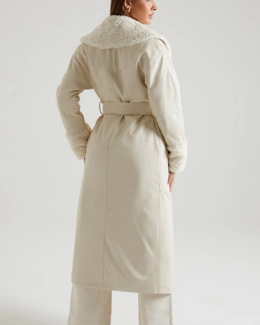 Oh Polly Tie Up Coat - Image 2
