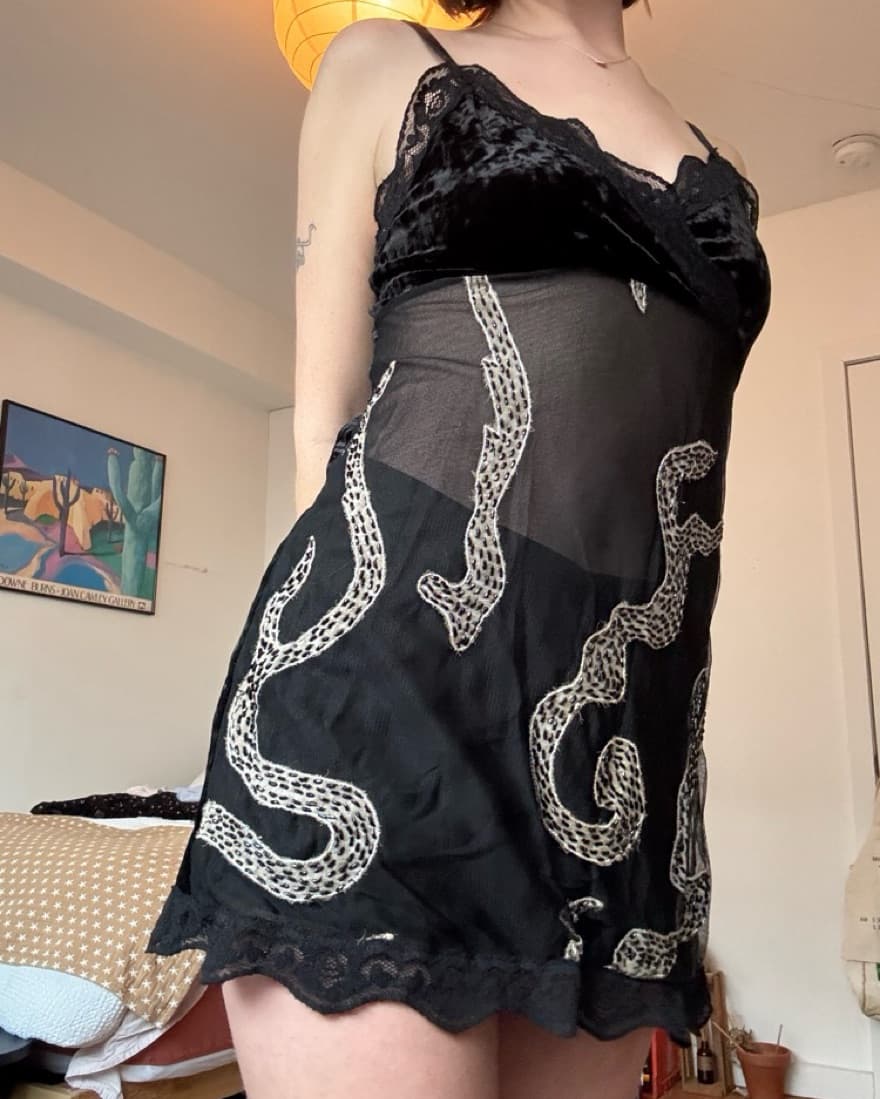 gorgeous italian vintage slip - Image 3