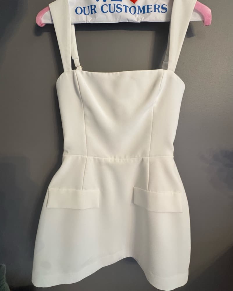 Bethany Romper In White - Image 1