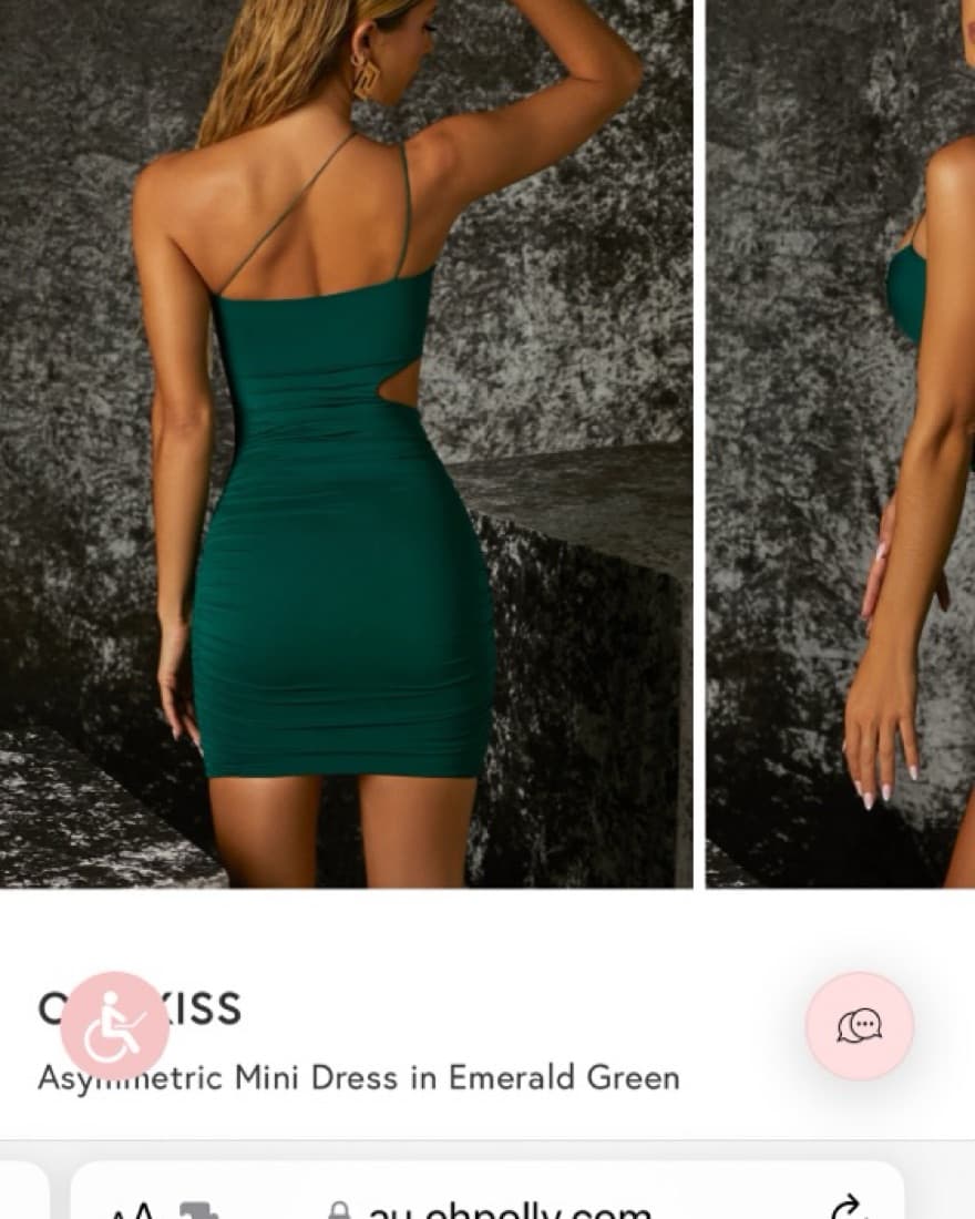 Green Going Out Dress! - Image 2