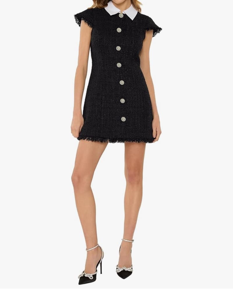 Likely - Classic Black Button-Up Tweed  - Image 1