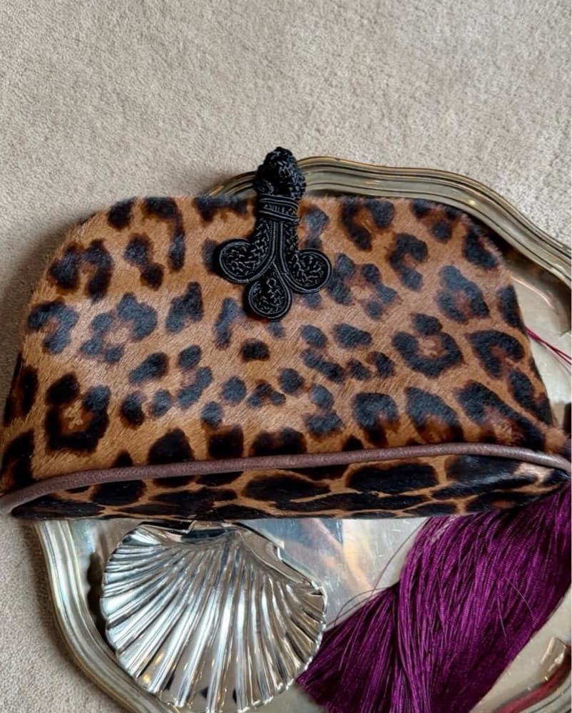 Pointe Milou Leopard Clutch - Image 1