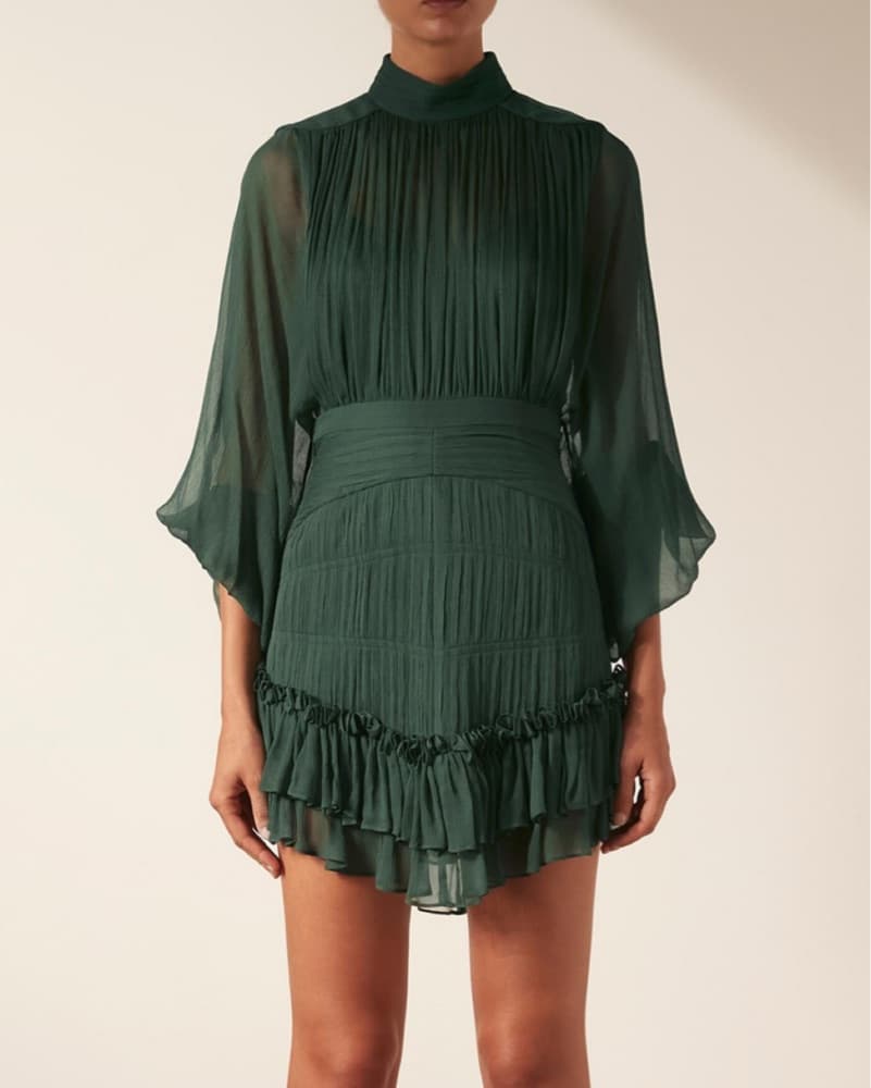 Shona Joy Lonie Long Sleeve Mini Dress - Image 3