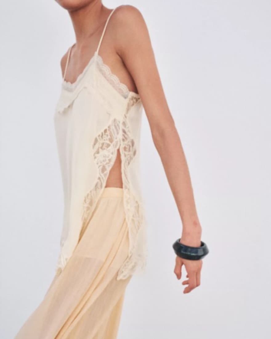 Lace Silk Top - Image 4