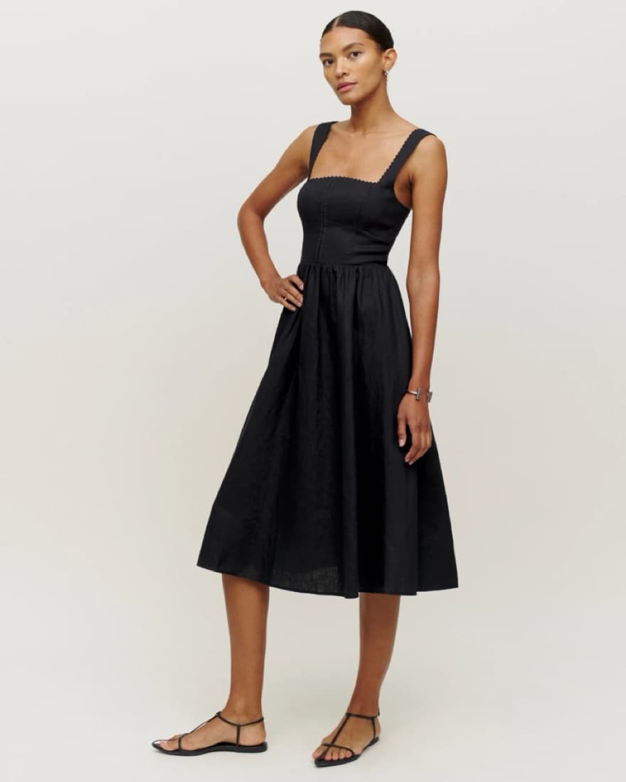 Reformation Tagliatelle Linen Dress - Image 1