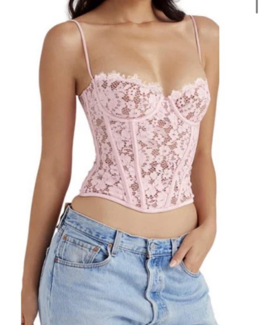 House Of CB Mila Floral Lace Corset  - Image 1