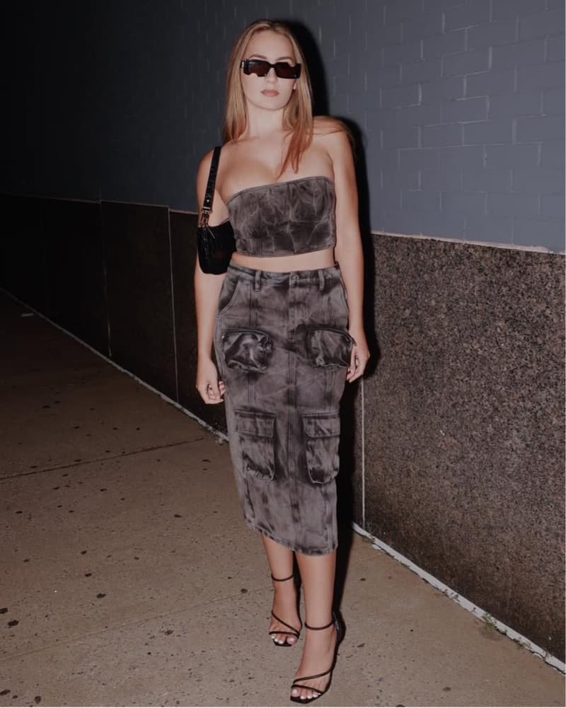 Pretty Little Thing Acid Wash Denim Set - Image 1