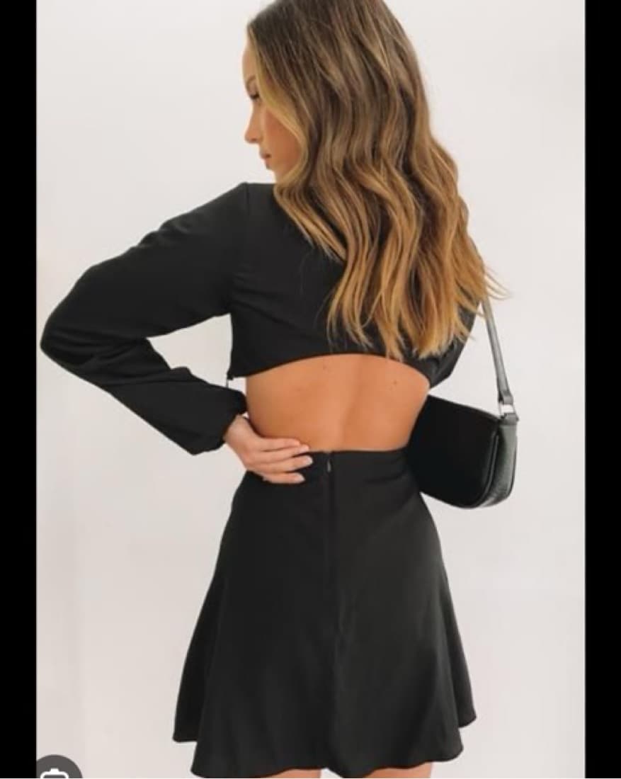 Mars Twist Dress Black AU Size - Image 4