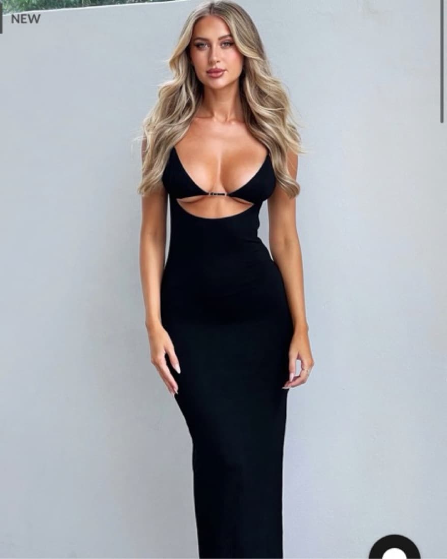 Tiger Mist Reversible Black Dress - Image 1