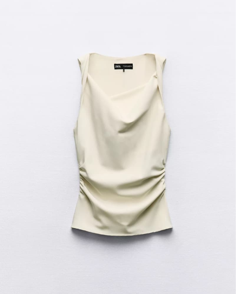 Zara Twisted Sleeveless Top - Image 1