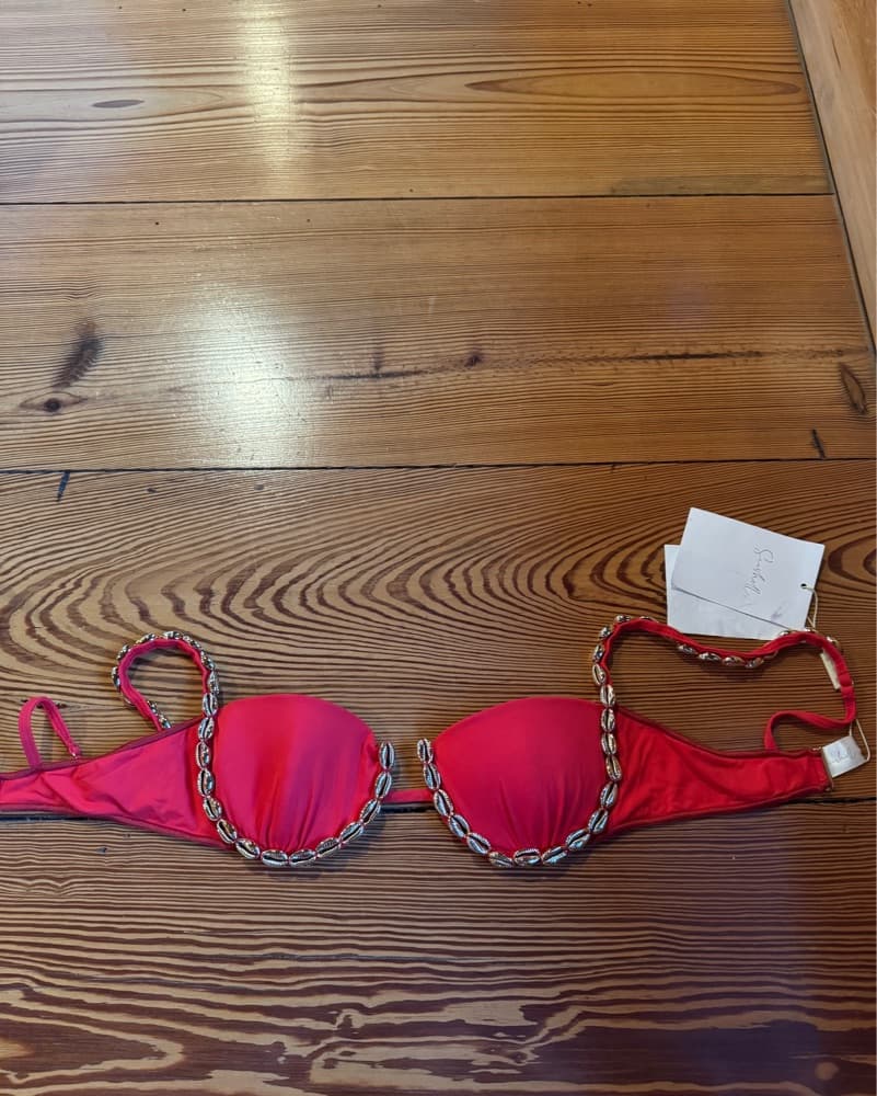 Colette Balconette Top In fire  - Image 2