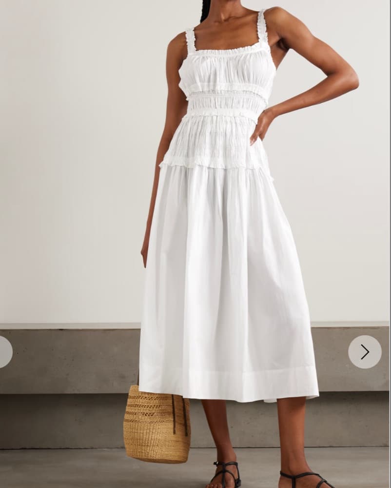 DOEN Marianne Shirred Organic Cotton - Image 1
