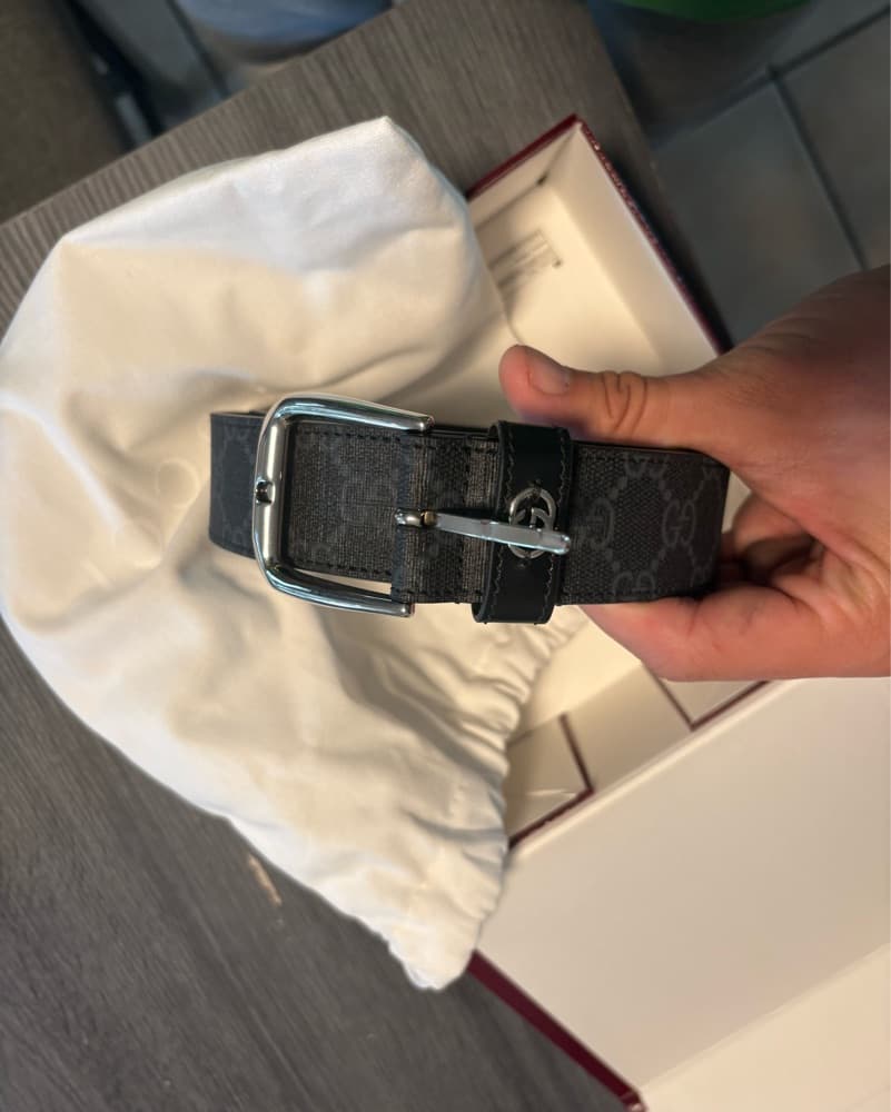 Black gucci belt - Image 2