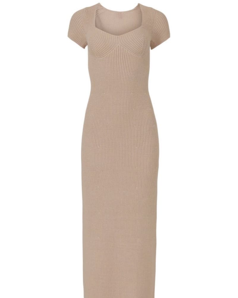 Staud Knit Maxi Dress - Image 3
