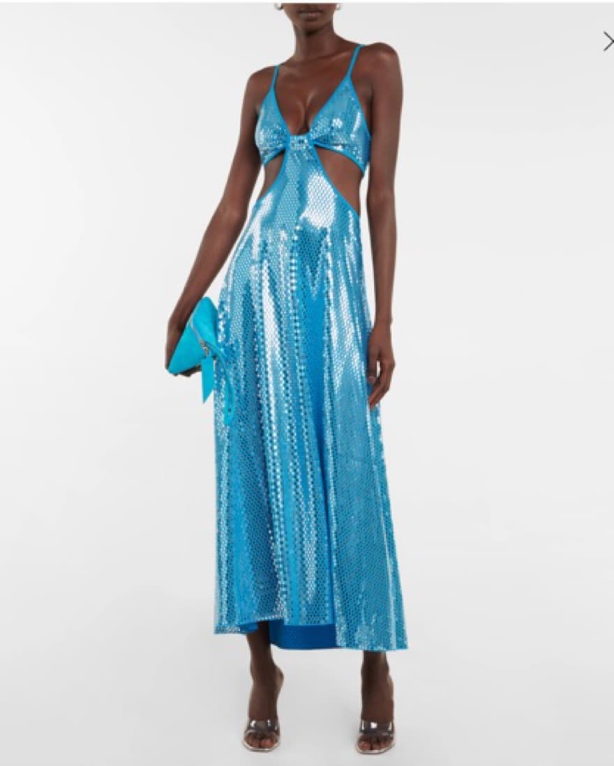 ROTATE Sequined Maxi Dress   - Image 1