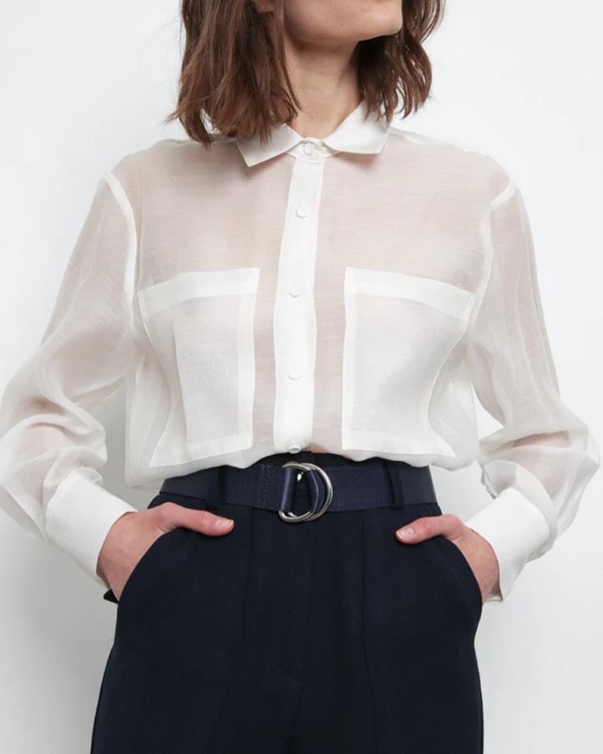 The Frankie Shop Sheer Shirt - Image 2
