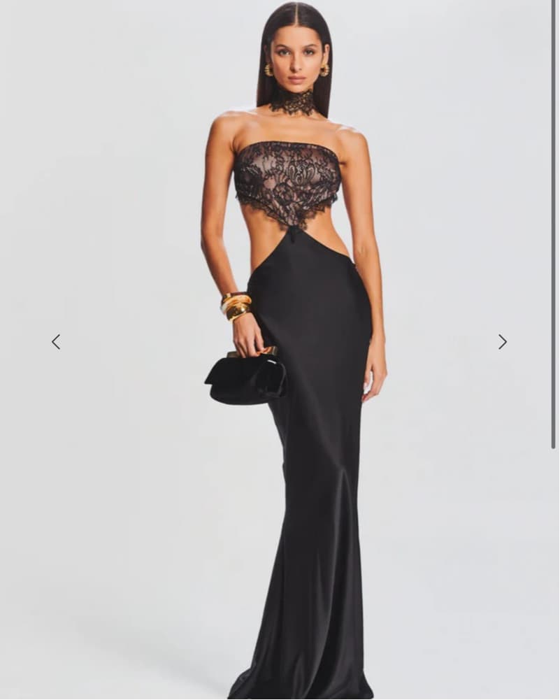Retrofete Lucie Black Gown - Image 2