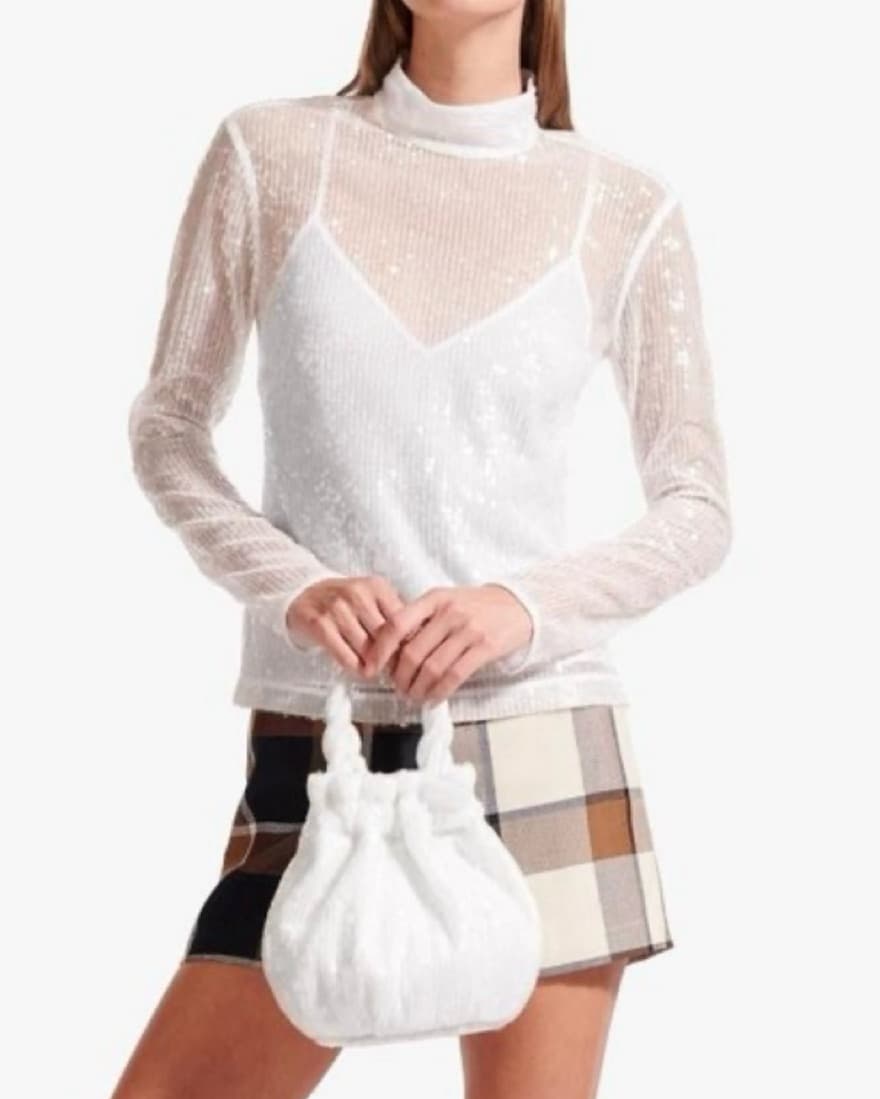 STAUD Chaka Sequin Top - Image 1
