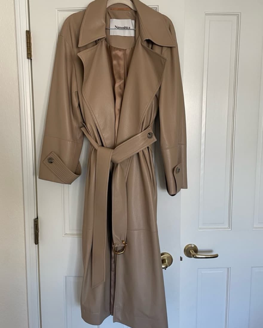 Nanushka Leather Coat - Image 3